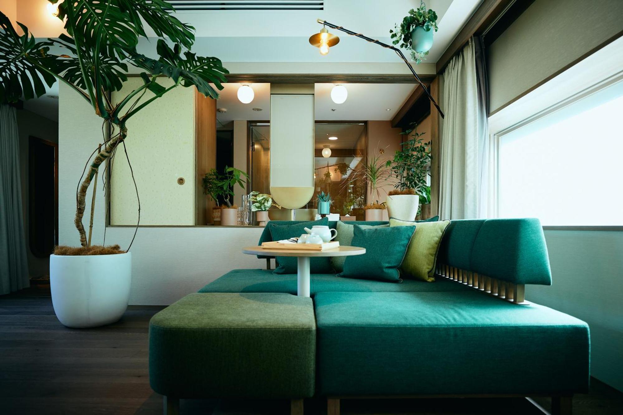 Good Nature Hotel Kyōto Exterior foto The interior of the lounge