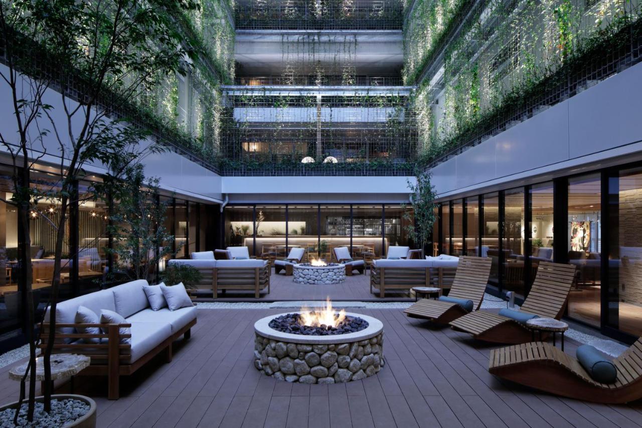 Good Nature Hotel Kyōto Exterior foto The hotel's courtyard
